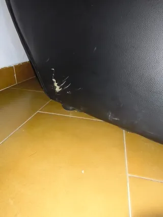 Sofá Tantra Negro Piel Sintética