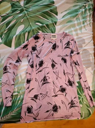 Jersey Bimba y Lola rosa estampado flores