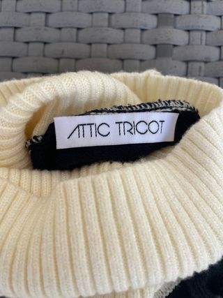 Maglione Attic Tricot dolcevita righe