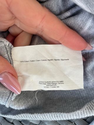 Cardigan Esprit donna grigio a righe