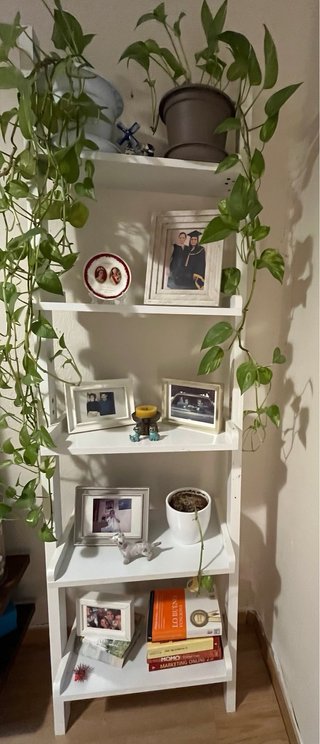 Estantería Escalera Blanca