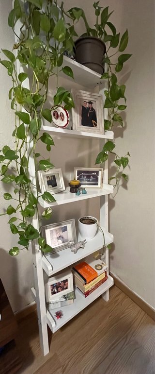 Estantería Escalera Blanca