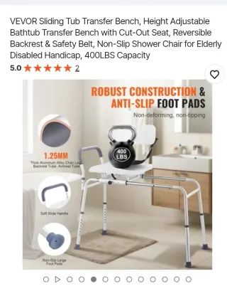 Silla de transferencia para personas con discapaci