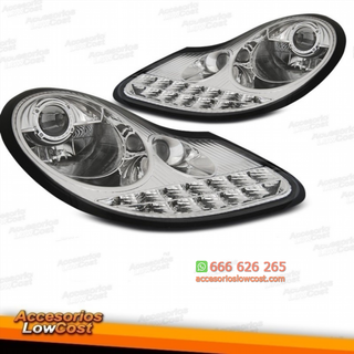 FAROS PORSCHE BOXSTER 96-04 NEW LED EDITION CROMO