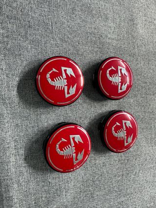 Tapas llantas Abarth Scorpion (4 unidades)