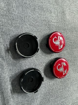 Tapas llantas Abarth Scorpion (4 unidades)