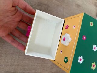 Portagioie/organizer per bambini con fiori