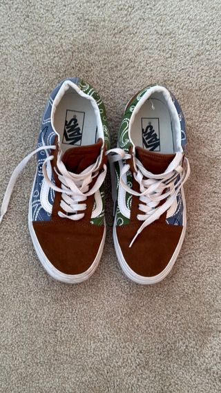 Sapatilhas Vans Multicolor e Castanho