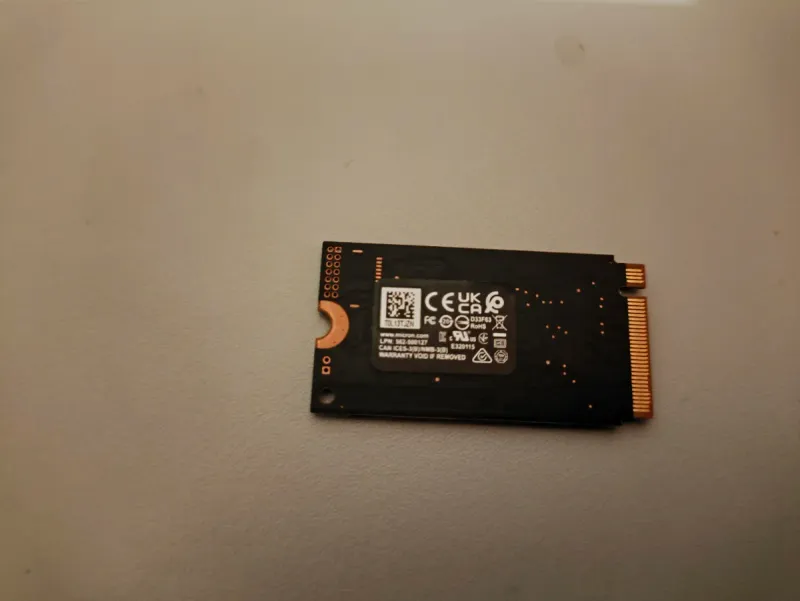 SSD M.2 NVMe Micron 2400 500GB afbeelding 2