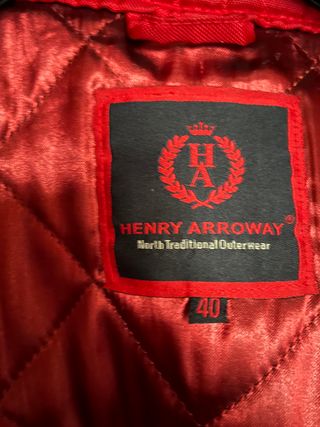 Parka Roja Henry Arroway Mujer