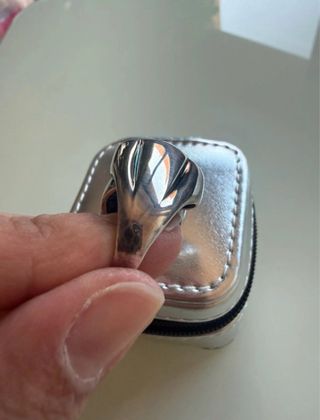 Anillo Tous Onix Negro Plata