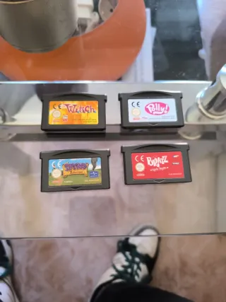 Juegos Game Boy Advance (GBA) - 4 Cartuchos