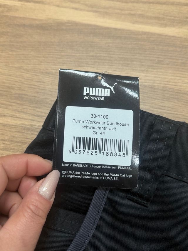 Pantalón de Trabajo PUMA Precision X Negro/Gris