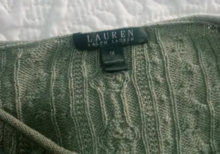 Jersey Ralph Lauren verde 100% algodón