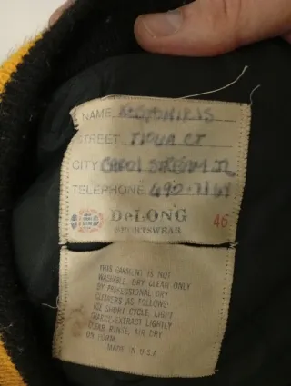 Chaqueta Beisbolera Bomber USA Vintage