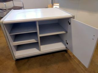 Mueble oficina vintage metal y plástico