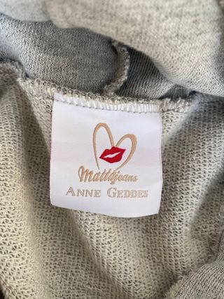 Felpa MattaJeans x Anne Geddes Grigia