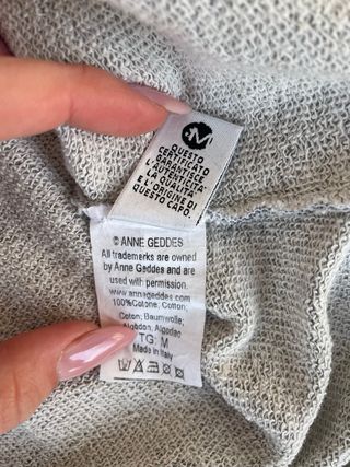 Felpa MattaJeans x Anne Geddes Grigia