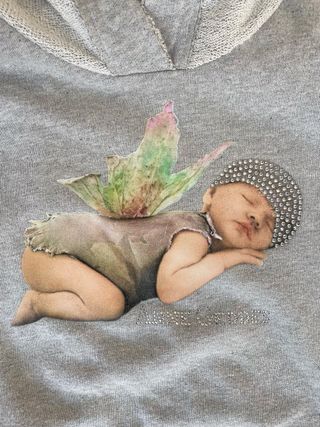 Felpa MattaJeans x Anne Geddes Grigia
