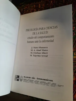 Psicologia para las ciencias de la salud