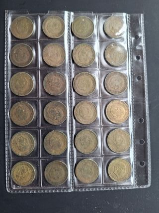 L9: 24 Monedas 1 Peseta 1953 y 1963
