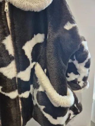 Giacca pelliccia sintetica bimba 2 anni