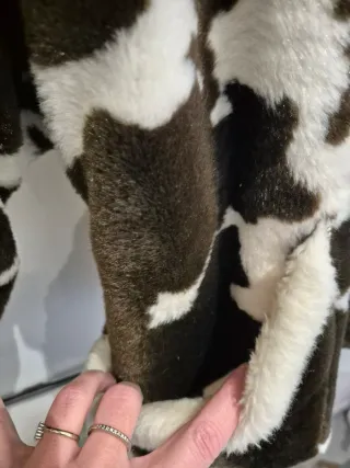 Giacca pelliccia sintetica bimba 2 anni