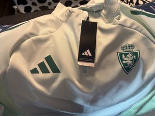 Sudadera Real Zaragoza 25/26 Adidas Verde