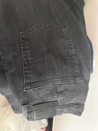 Pantalones vaqueros Levi's 726 flare gris T29