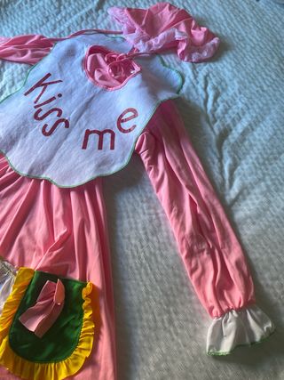 Disfraz Bebé Rosa Babero Kiss Me