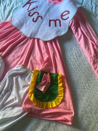 Disfraz Bebé Rosa Babero Kiss Me