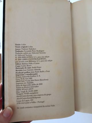 "Lolita", Vladimir Nabokov