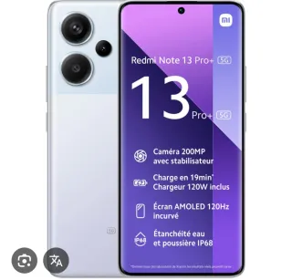 Xiaomi Redmi Note 13 Pro+ 5G 12+512GB Blanco