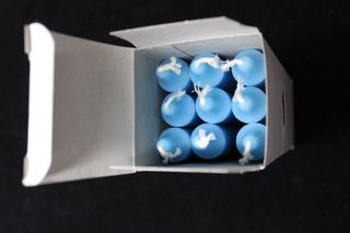 Set 9 Candele Azzurre Velas
