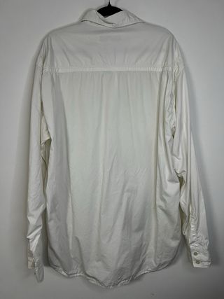 Versace Camicia L Cotone Bianca