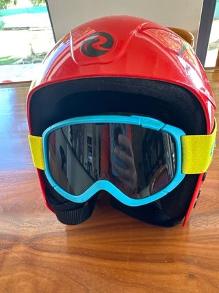 Casco de esquí infantil Rossignol y gafas