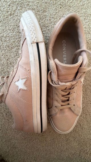 Tênis Converse One Star Rosa Bege