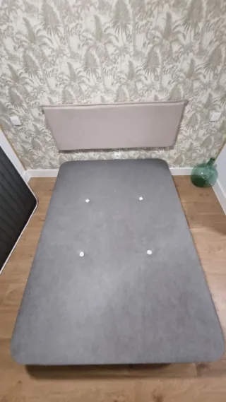 Colchón + Base tapizada