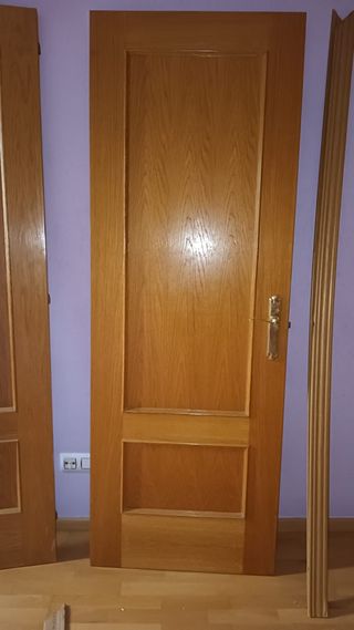 Puerta de madera Roble