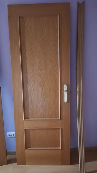 Puerta de madera Roble