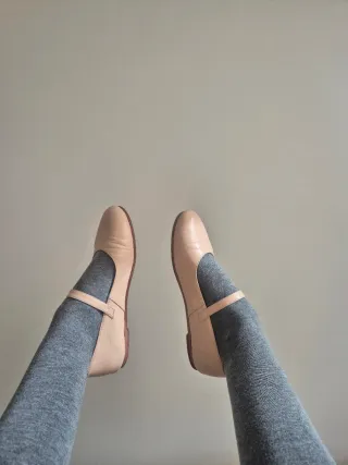 Bailarinas Merceditas Rosa Empolvado