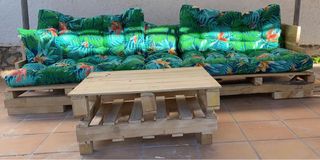 Cojines grandes para sofá de palets