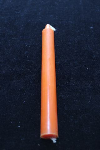 9 Candele Arancioni Velas naranjas