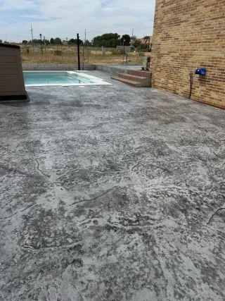 Hormigón impreso para exteriores