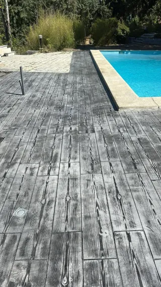 Hormigón impreso para exteriores