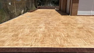 Hormigón impreso para exteriores