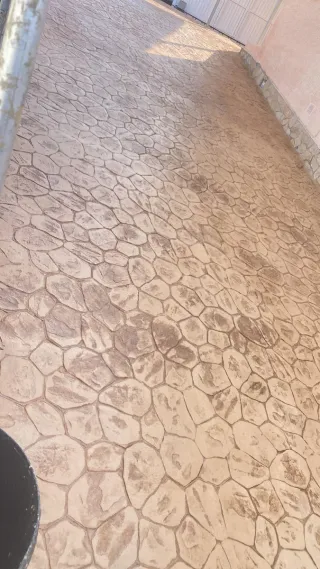 Hormigón impreso para exteriores