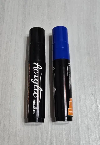 Rotuladores Acrílicos 15mm (10 Colores). Nuevos.