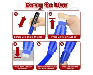 Rotuladores Acrílicos 15mm (10 Colores). Nuevos.