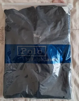 Felpa Polo Ralph Lauren Nera Taglia L Zip Hoodie
